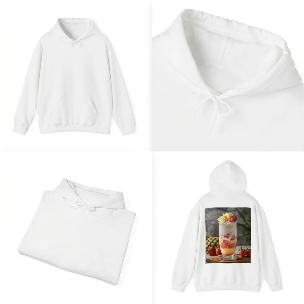 Tropical Strawberry Pineapple Coconut Layered Drink – Hoodies