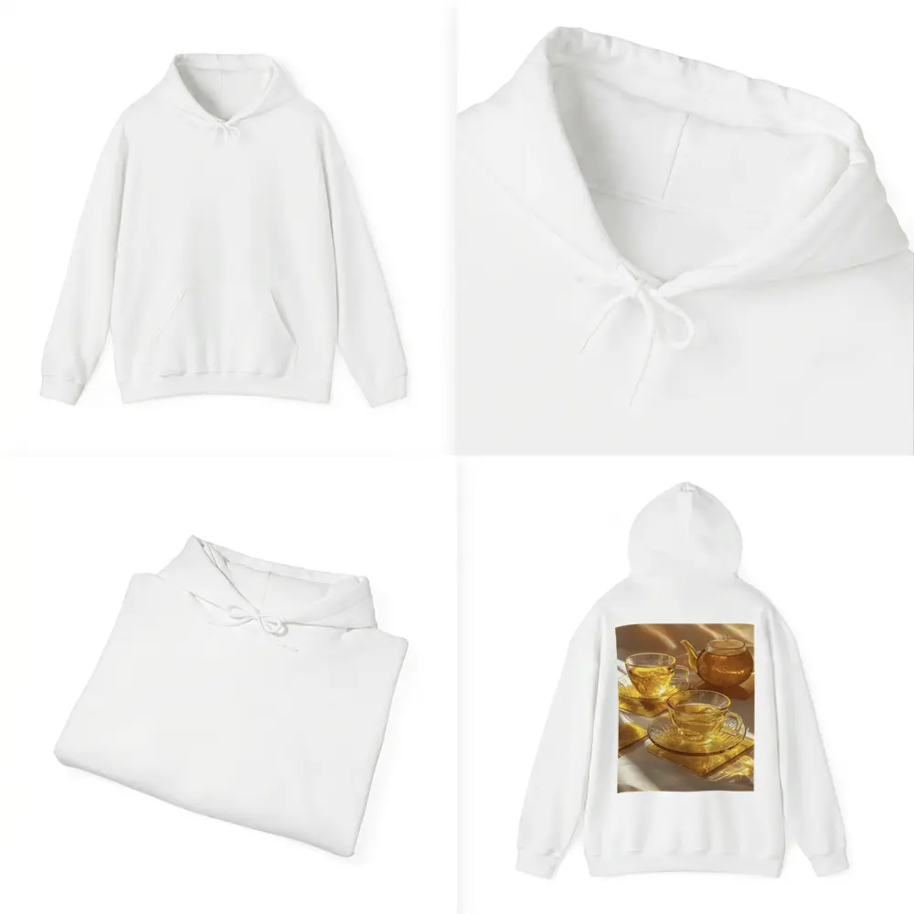 Golden Glass Tea Set Warm Sunlight – Hoodies
