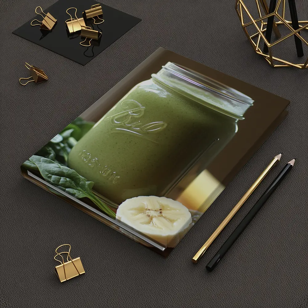 Green Smoothie Ball Jar Spinach Banana – Notebooks