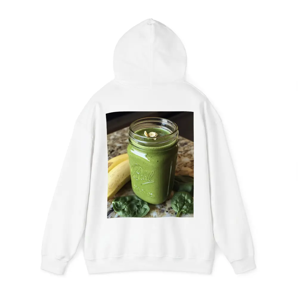 Green Spinach Banana Smoothie Mason Jar Kitchen – Hoodies