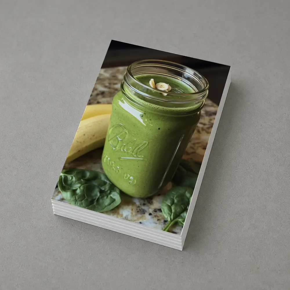 Green Spinach Banana Smoothie Mason Jar Kitchen – Postcards
