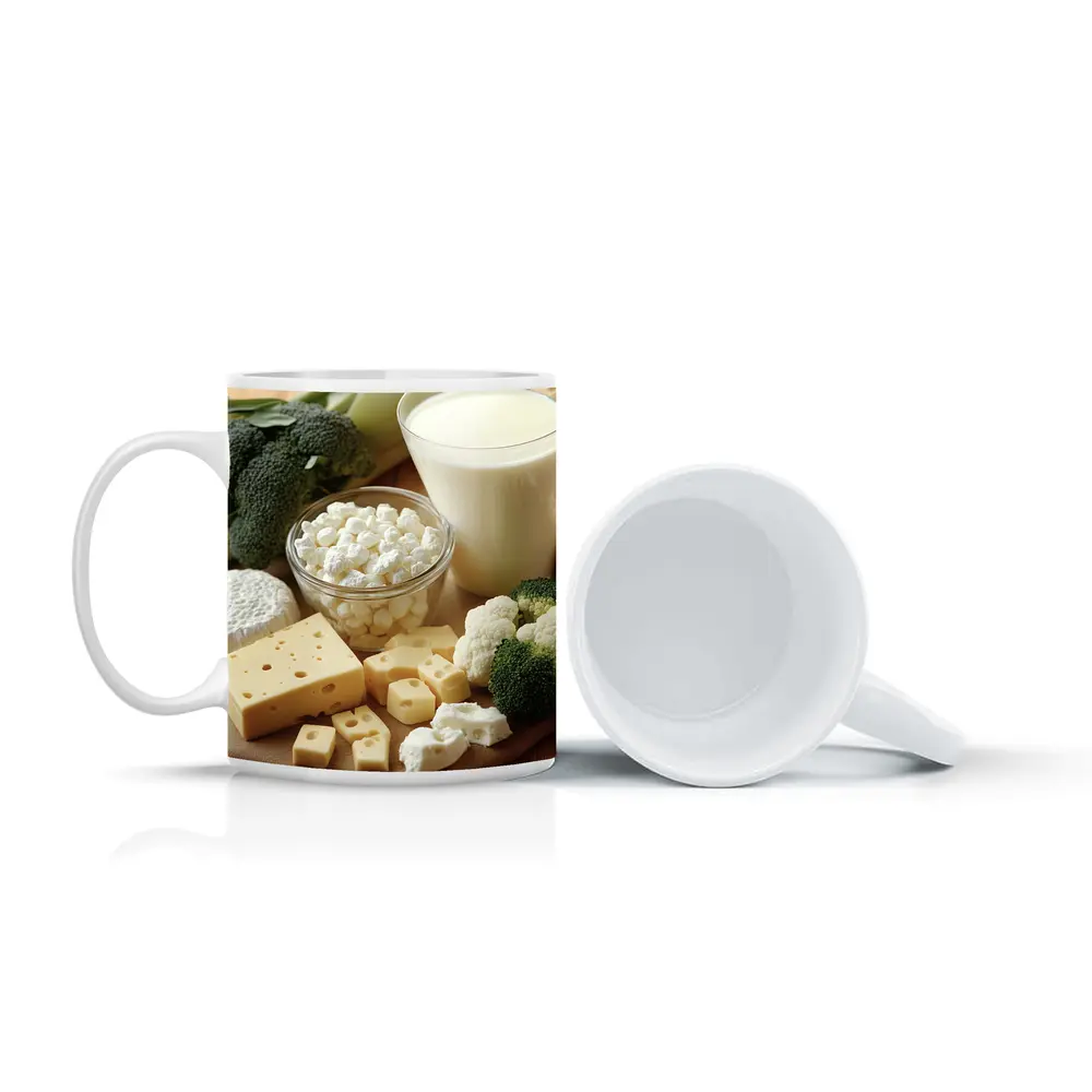 Cheese Milk Broccoli Cauliflower Dairy Board – Mugs