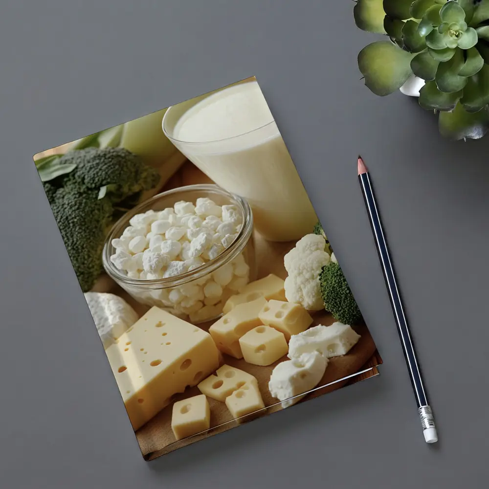 Cheese Milk Broccoli Cauliflower Dairy Board – Notebooks