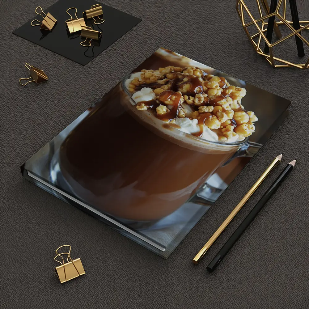 Hot Chocolate Caramel Popcorn Whipped Cream Mug – Notebooks