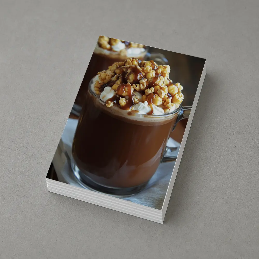 Hot Chocolate Caramel Popcorn Whipped Cream Mug – Postcards
