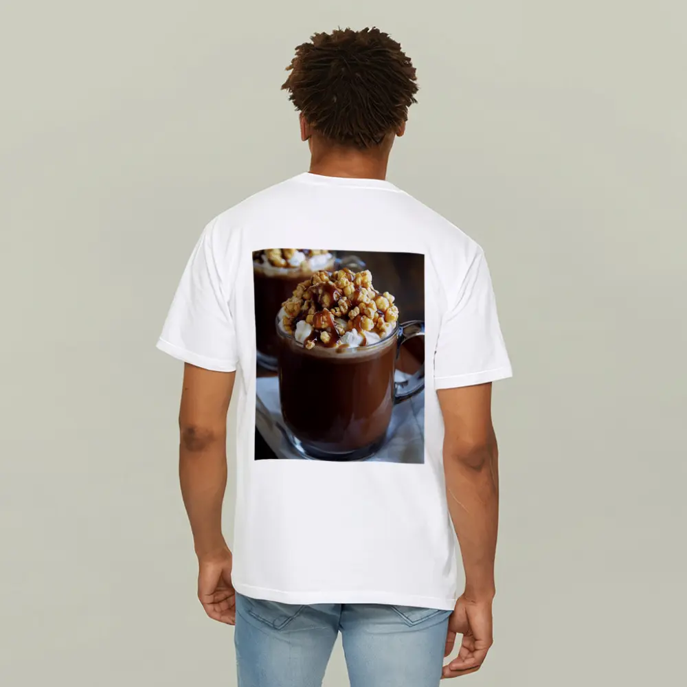 Hot Chocolate Caramel Popcorn Whipped Cream Mug – T-Shirts