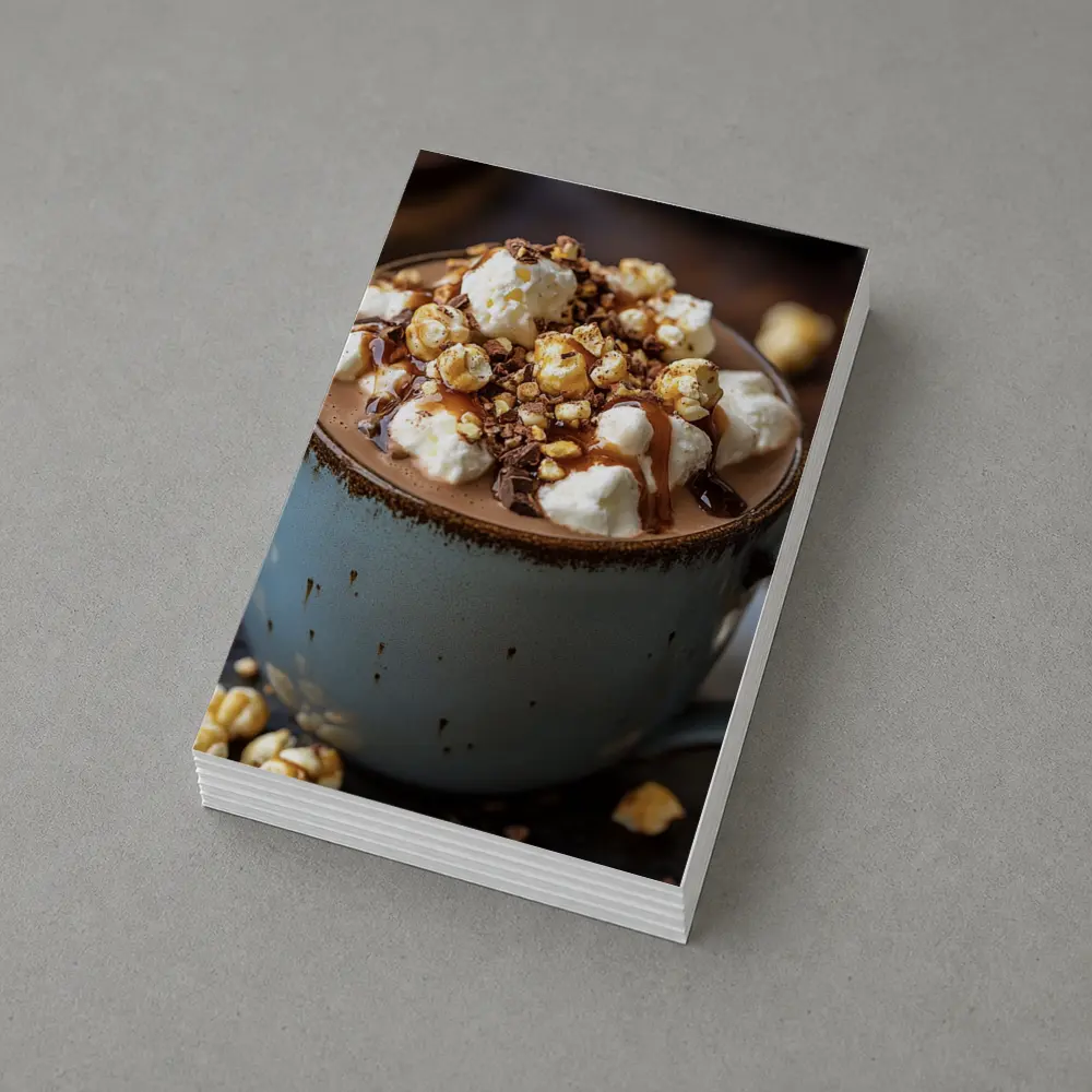 Hot Chocolate Marshmallow Caramel Popcorn Mug – Postcards