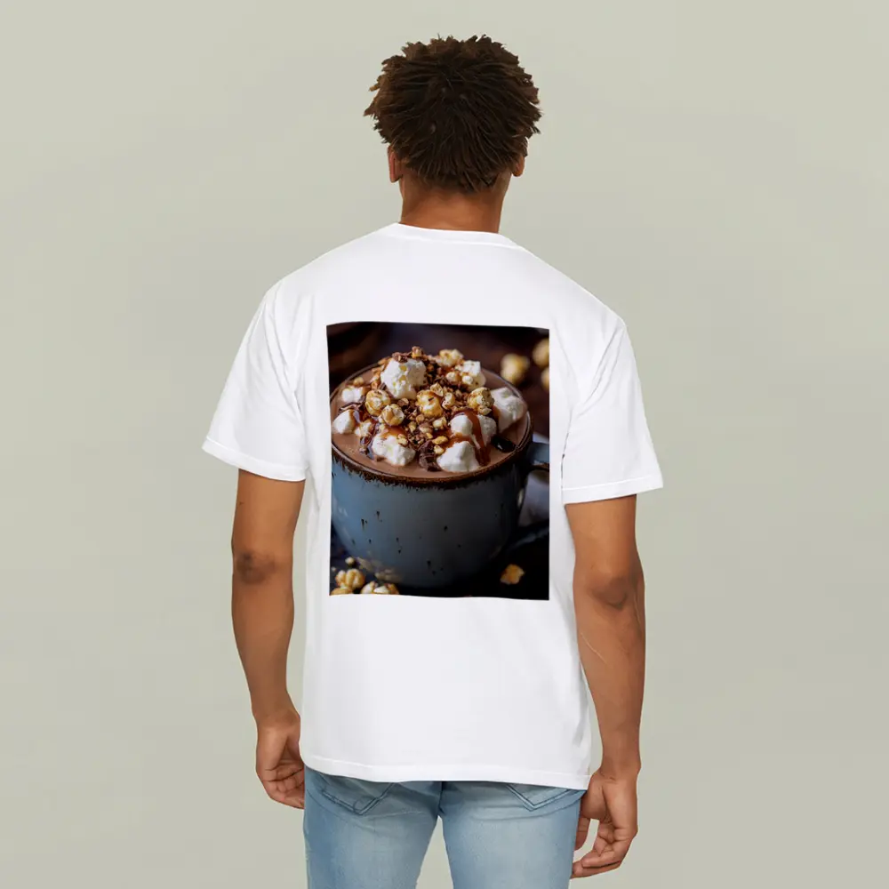 Hot Chocolate Marshmallow Caramel Popcorn Mug – T-Shirts