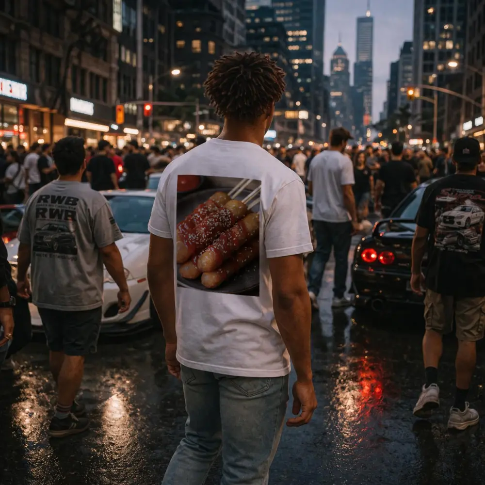 Korean Street Food Skewers Red Sauce Sesame – T-Shirts