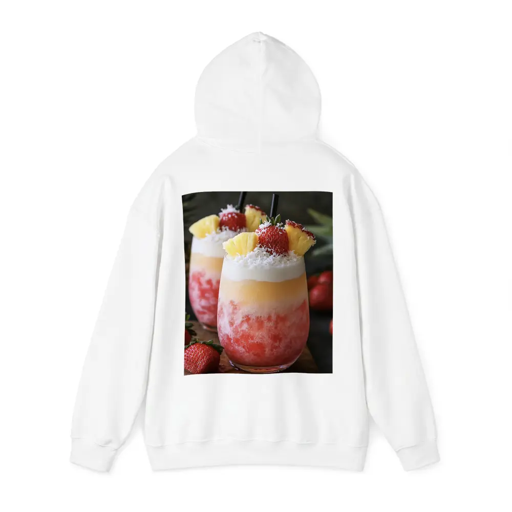 Frozen Strawberry Pineapple Coconut Tropical Drinks – Hoodies