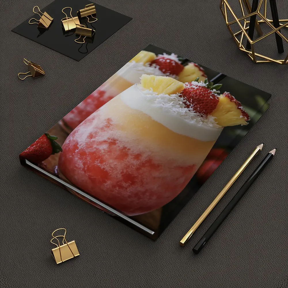 Frozen Strawberry Pineapple Coconut Tropical Drinks – Notebooks