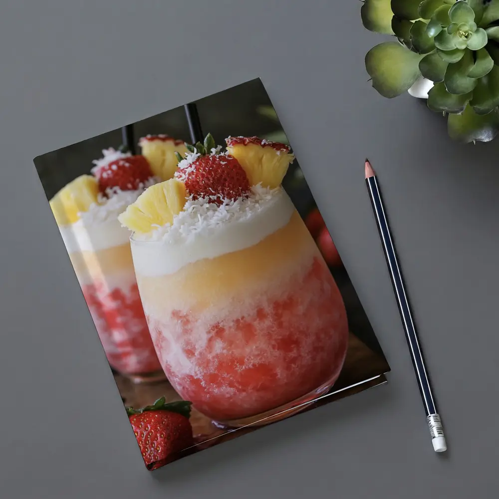 Frozen Strawberry Pineapple Coconut Tropical Drinks – Notebooks