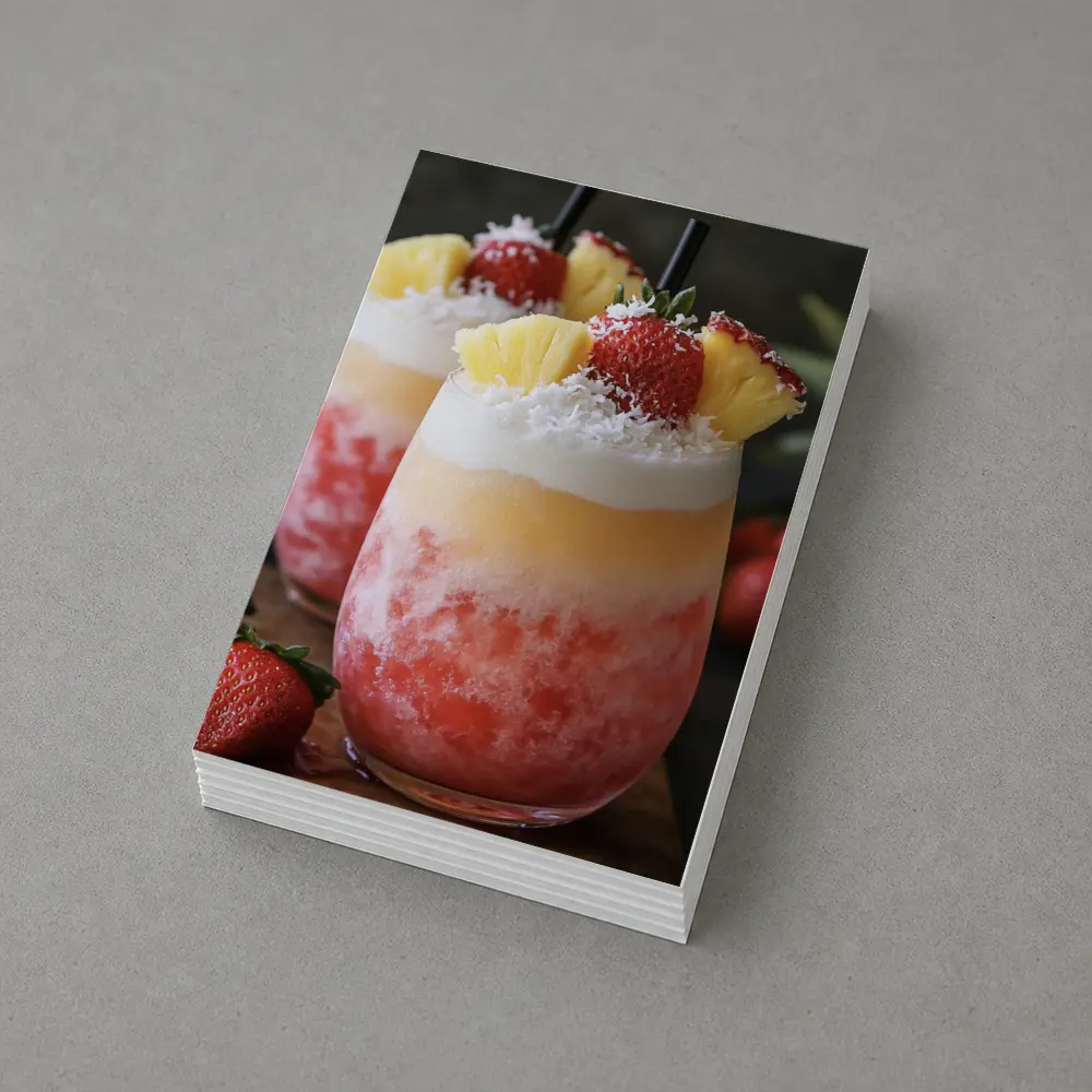 Frozen Strawberry Pineapple Coconut Tropical Drinks – Postcards
