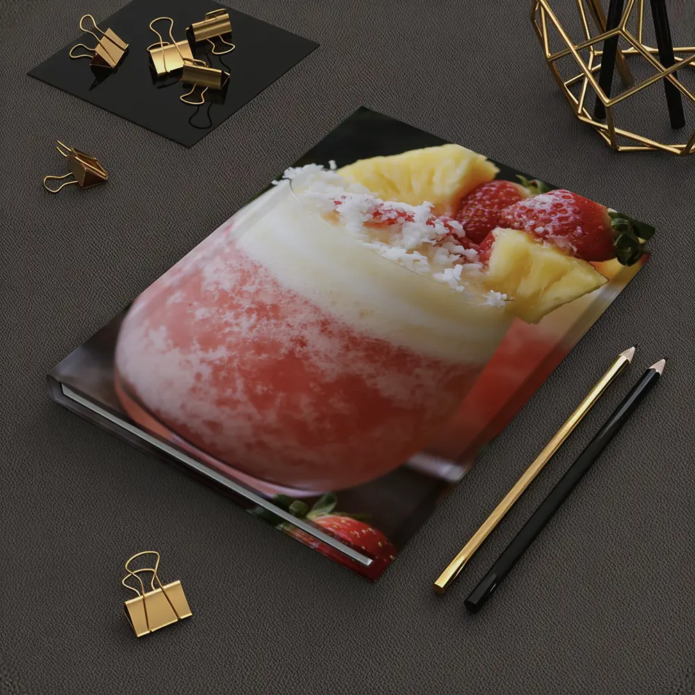 Strawberry Pineapple Frozen Cocktail Drink – Notebooks