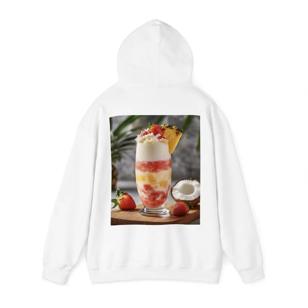 Tropical Strawberry Pineapple Coconut Layered Drink – Hoodies