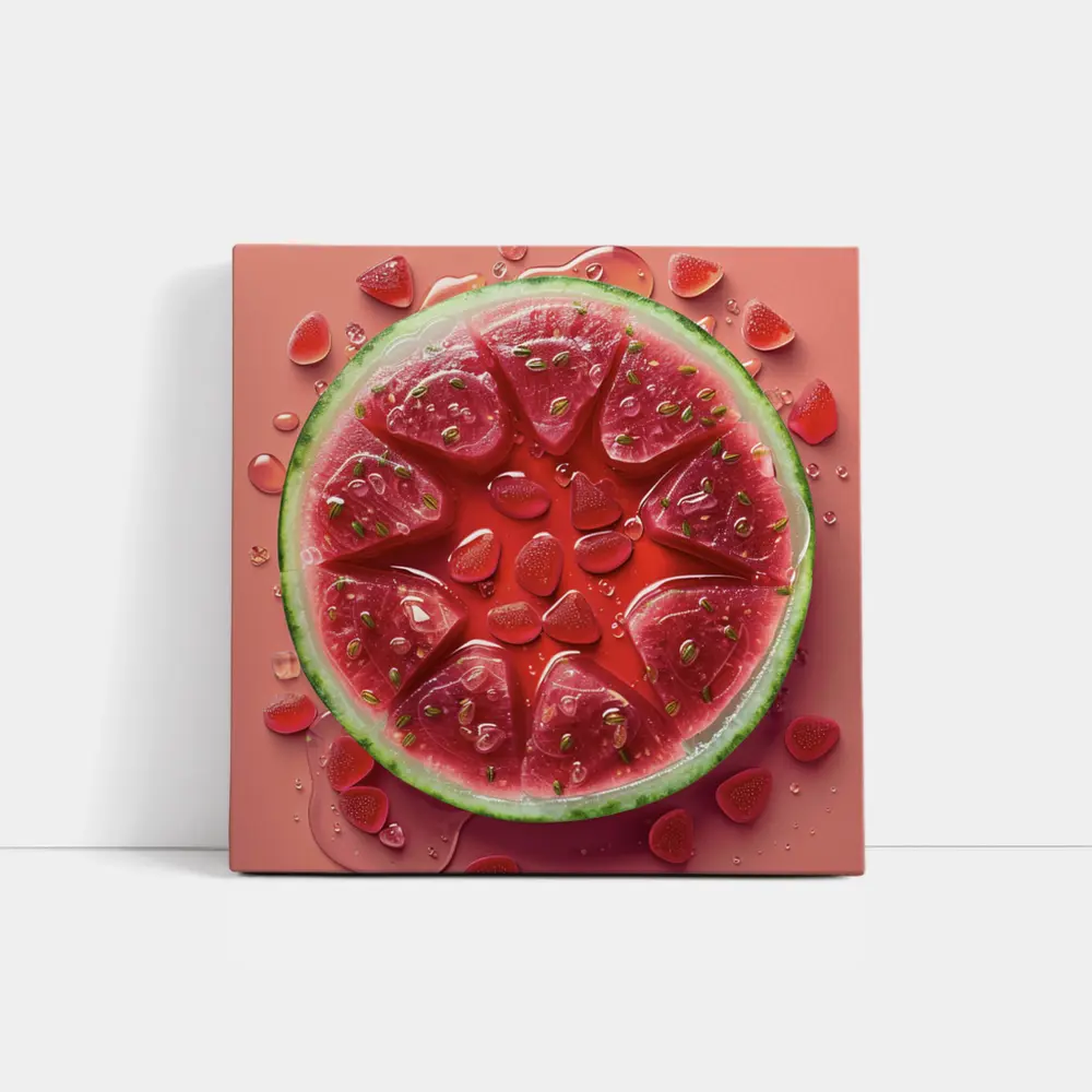 Watermelon Slices Gummy Candy Art – Wall Art