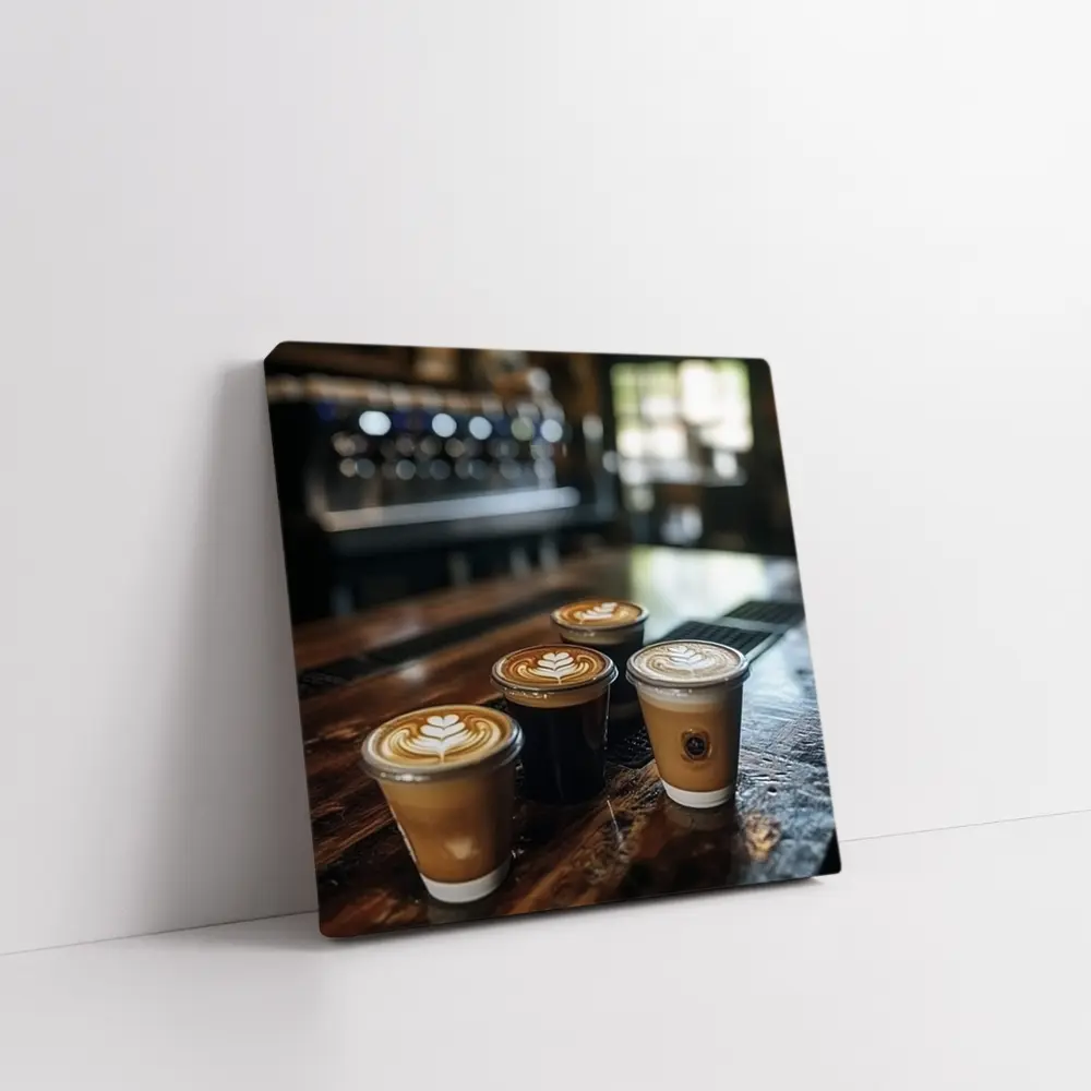 Latte Art Coffee Cups Cafe Bar – Wall Art