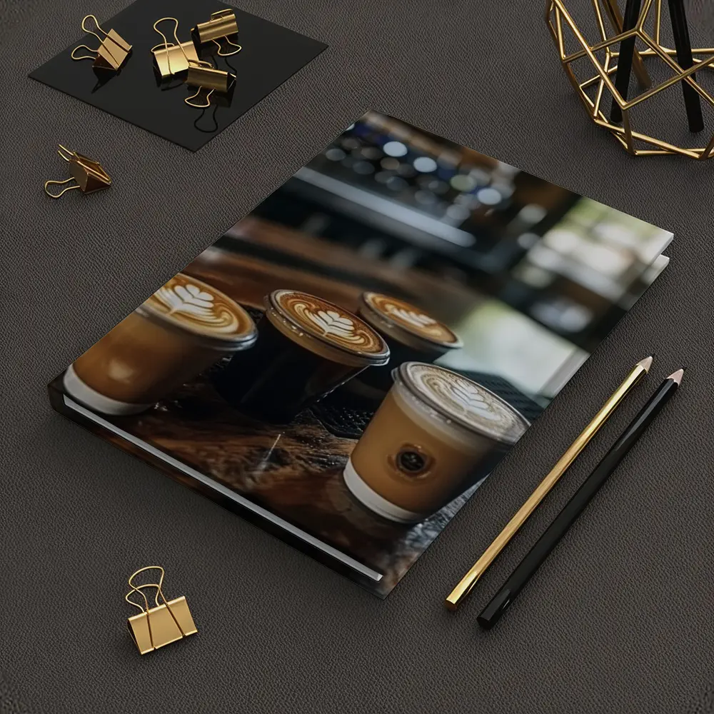 Latte Art Coffee Cups Cafe Bar – Notebooks