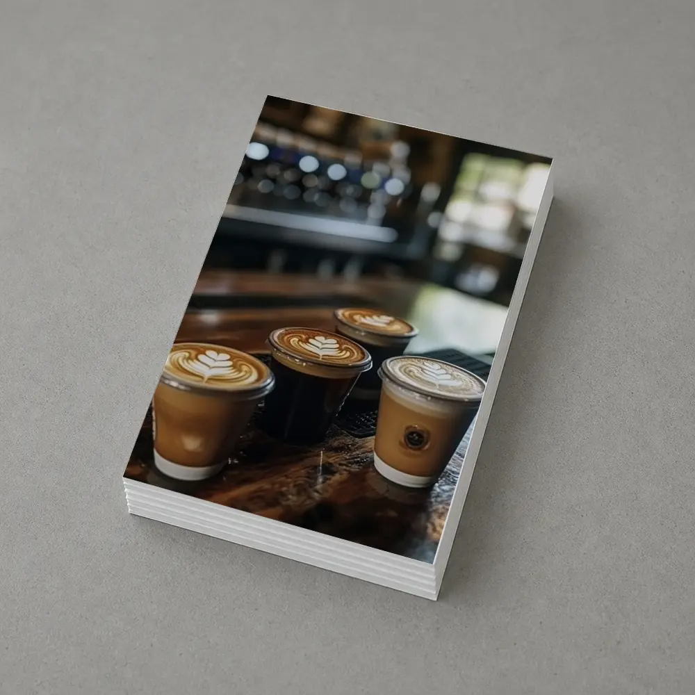 Latte Art Coffee Cups Cafe Bar – Postcards