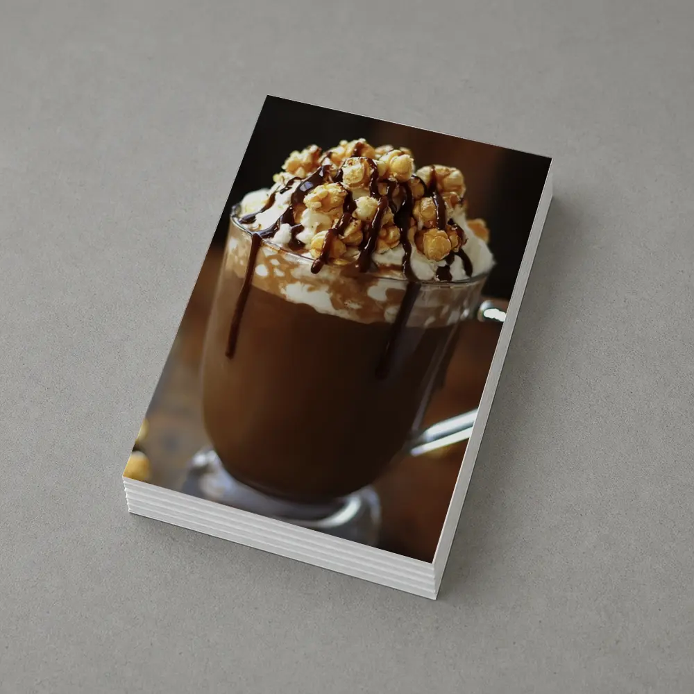 Hot Chocolate Caramel Popcorn Whipped Cream Mug – Postcards