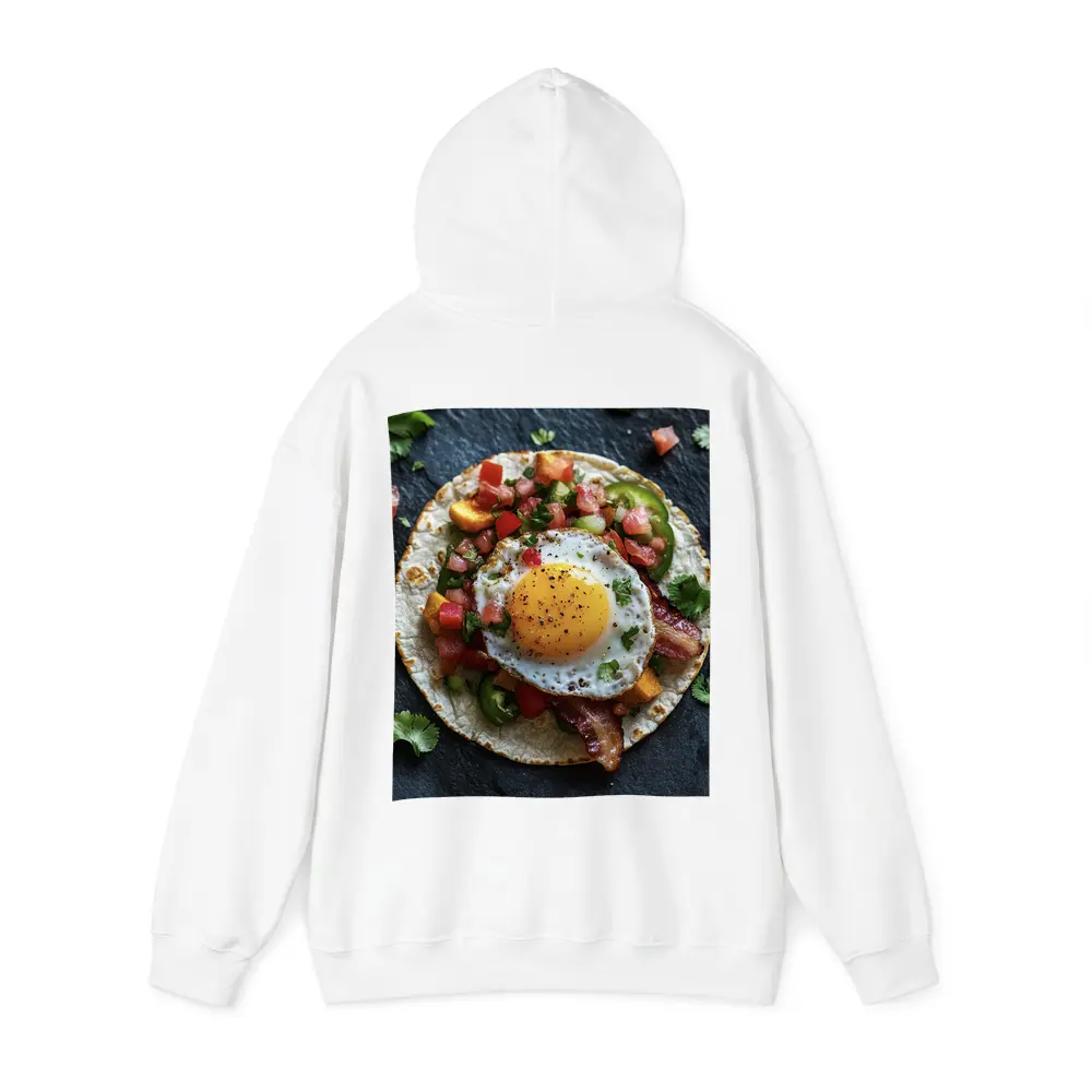 Breakfast Taco Fried Egg Pico de Gallo – Hoodies
