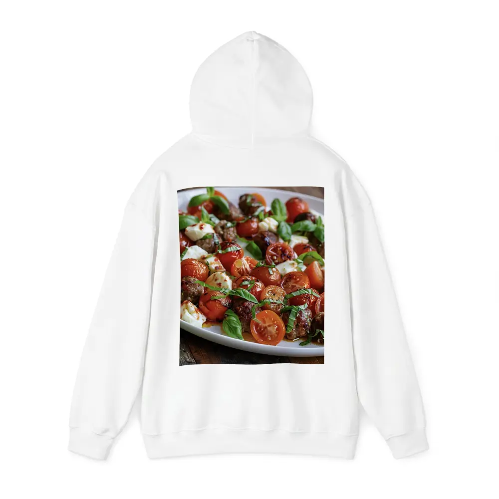 Meatballs Tomatoes Mozzarella Basil Italian Platter – Hoodies