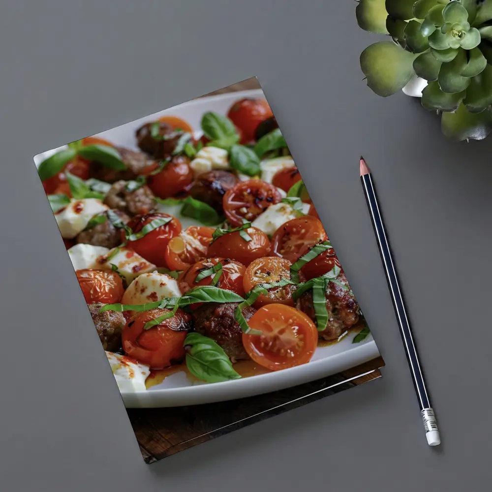 Meatballs Tomatoes Mozzarella Basil Italian Platter – Notebooks