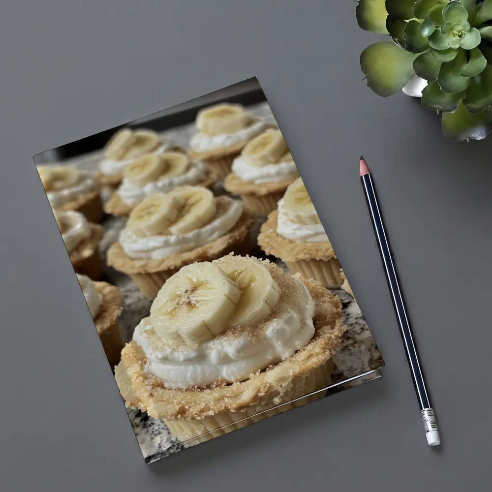 Banana Cream Cupcakes With Graham Cracker Crust – Notebooks