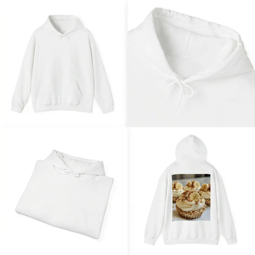 Banana Cream Cupcakes With Crumble Topping – Hoodies