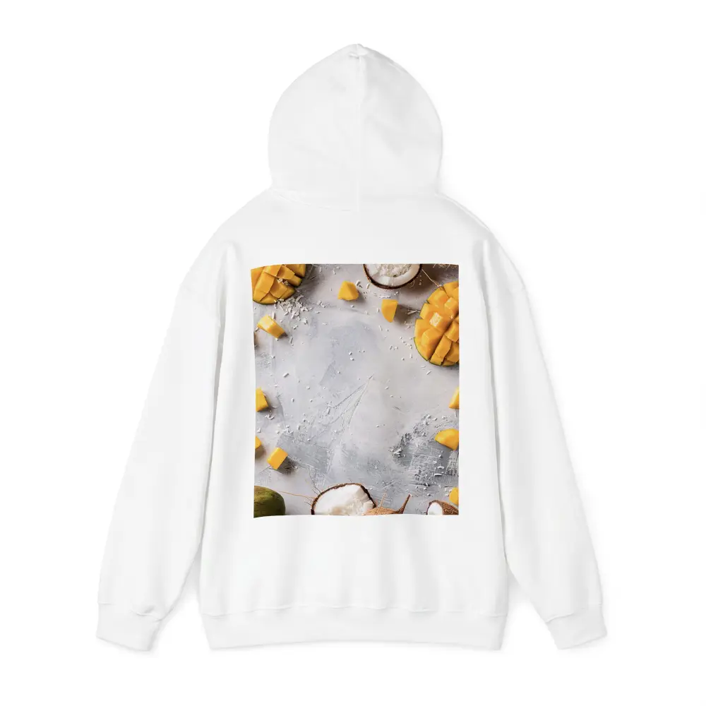 Mango and Coconut Tropical Fruit Flatlay – Hoodies