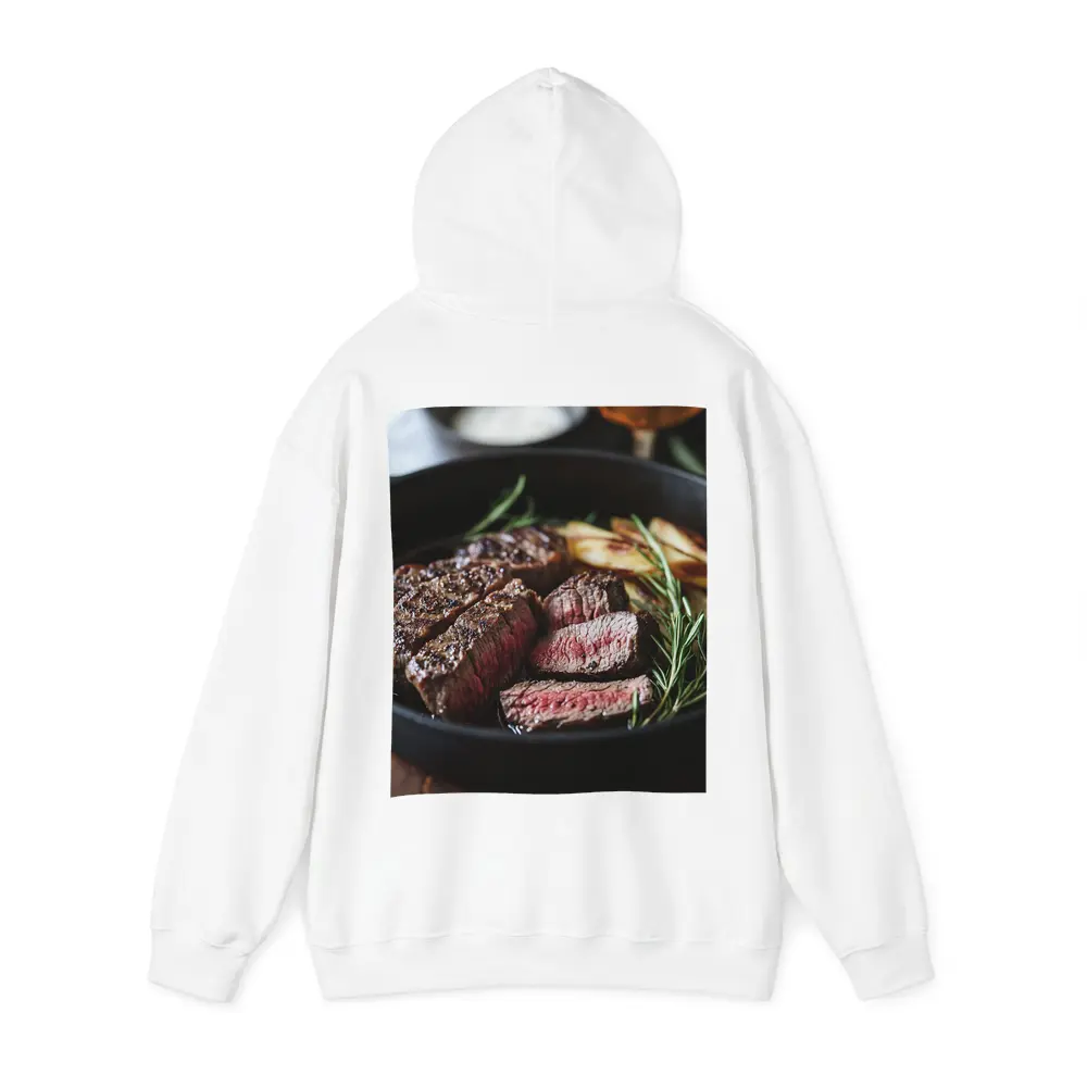 Seared Steak Cast Iron Pan Rosemary – Hoodies