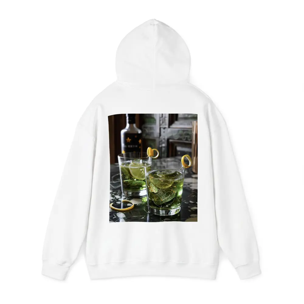 Green Gin Cocktails on Marble Bar – Hoodies