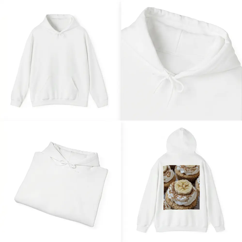Banana Cupcakes With Cinnamon Crumble Frosting – Hoodies