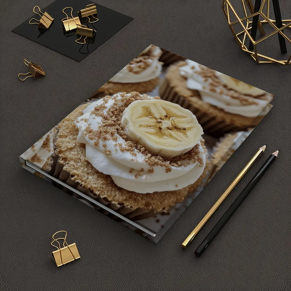 Banana Cupcakes With Cinnamon Crumble Frosting – Notebooks