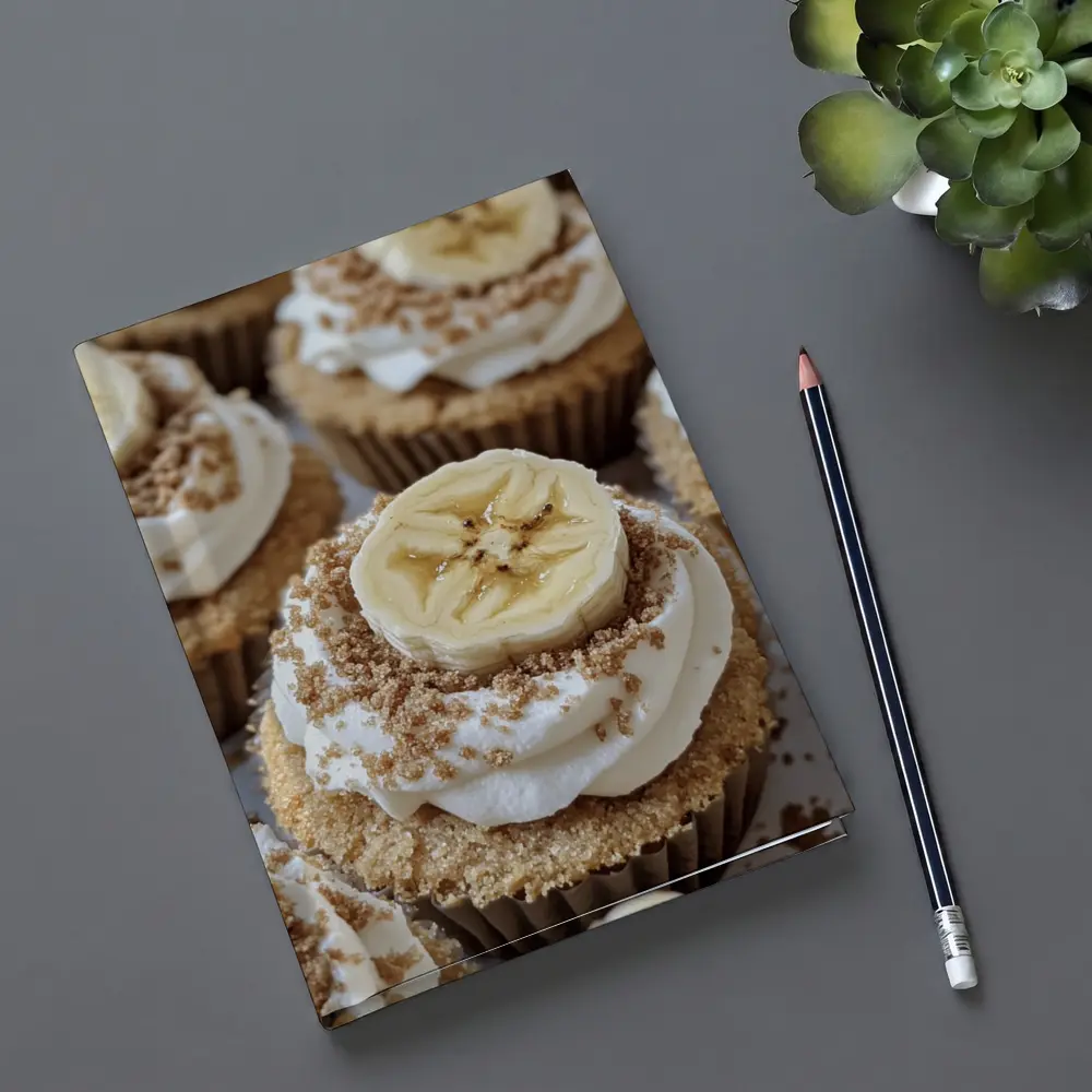 Banana Cupcakes With Cinnamon Crumble Frosting – Notebooks