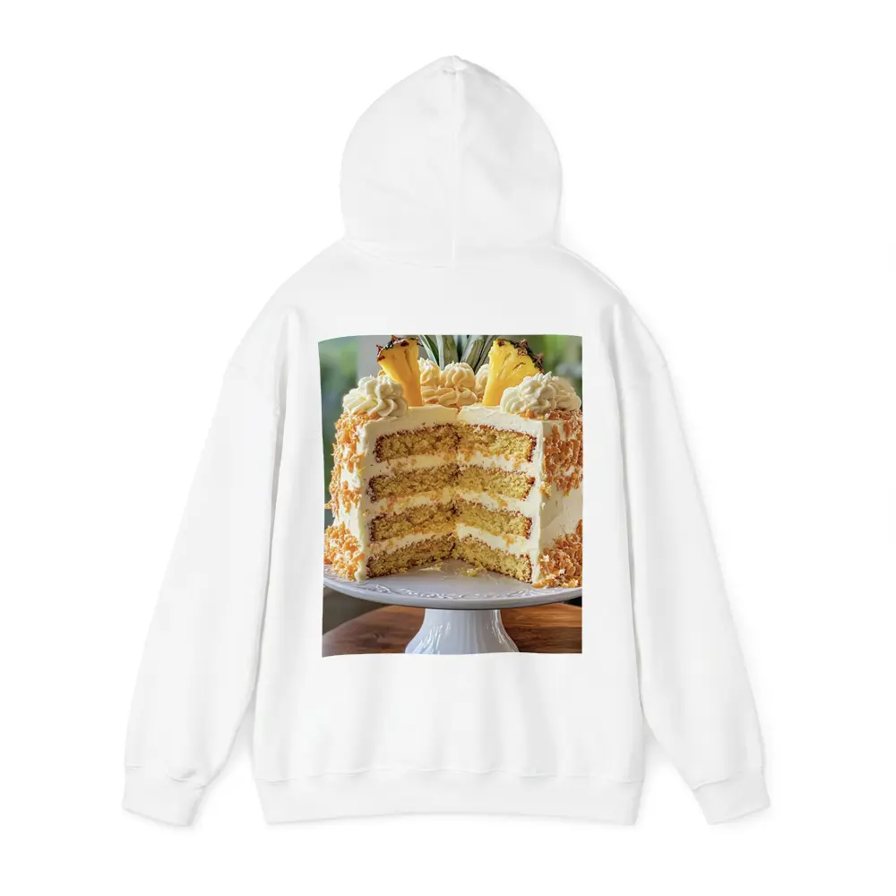 Pineapple Coconut Layer Cake On Stand – Hoodies