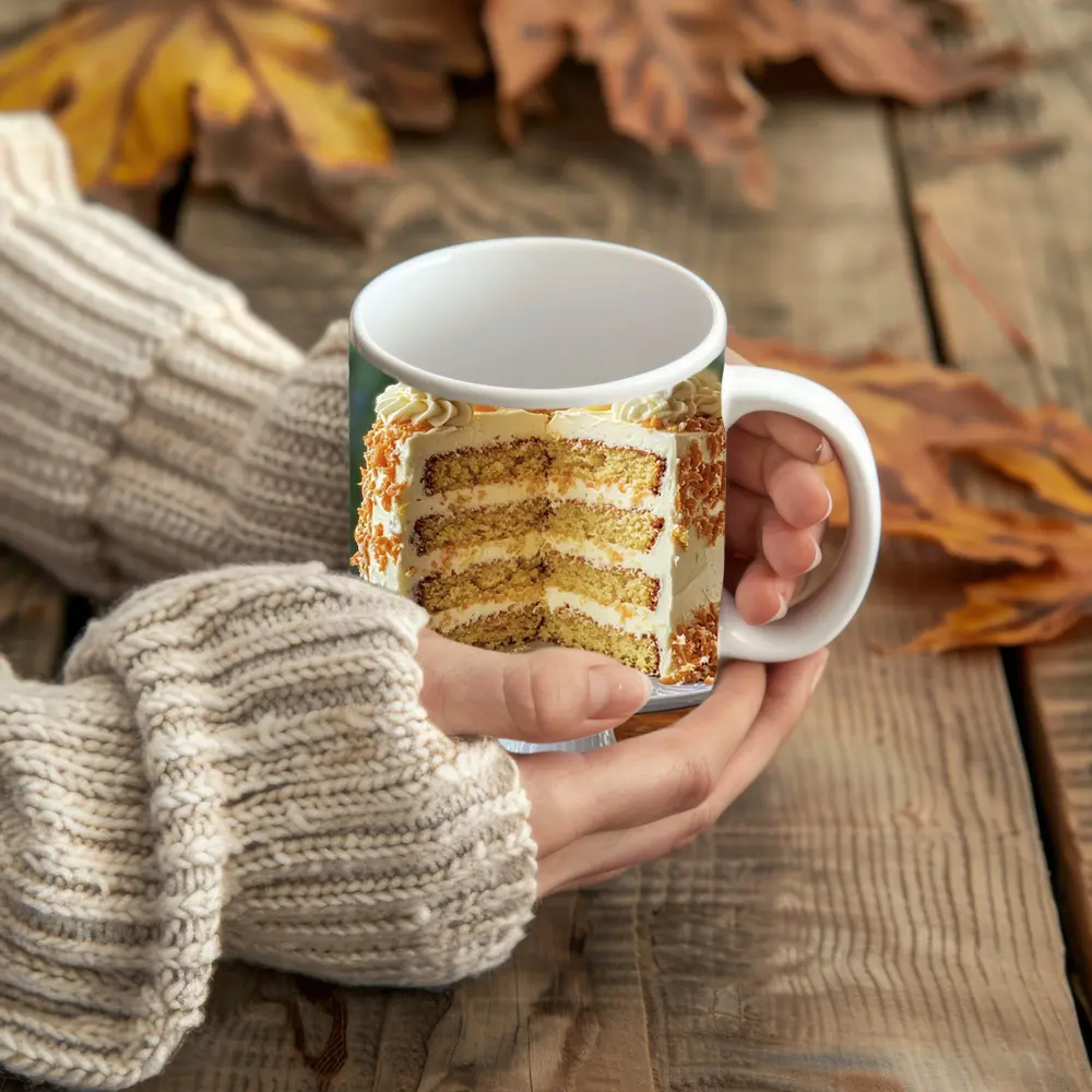 Pineapple Coconut Layer Cake On Stand – Mugs