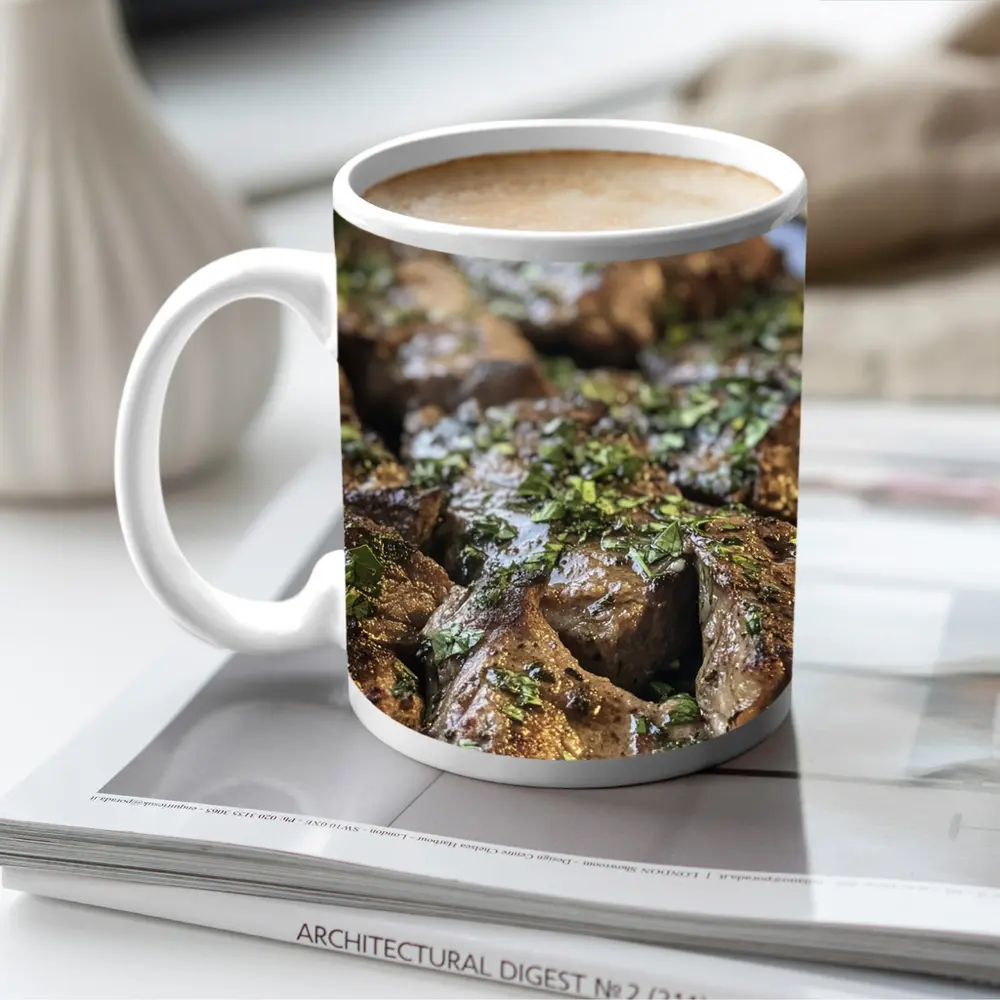 Seared Steak Bites Herb Garlic Butter – Mugs