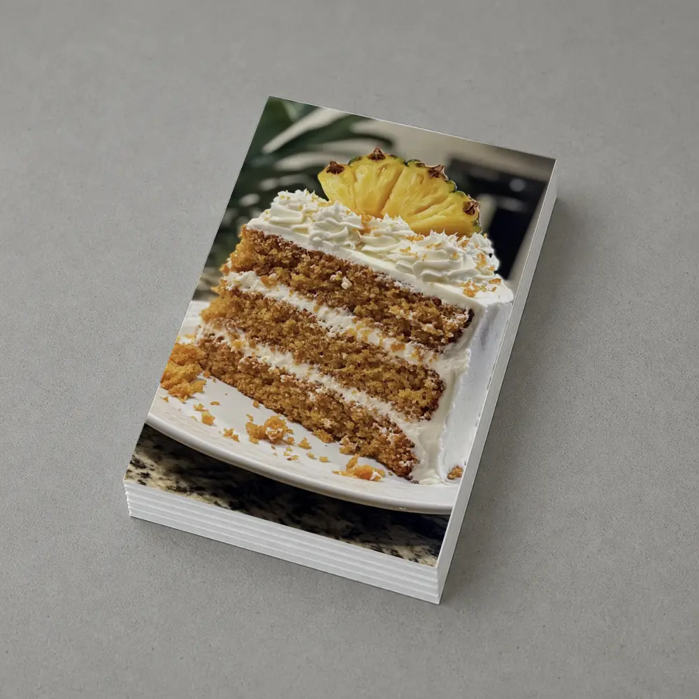 Pineapple Layer Cake White Cream Frosting – Postcards
