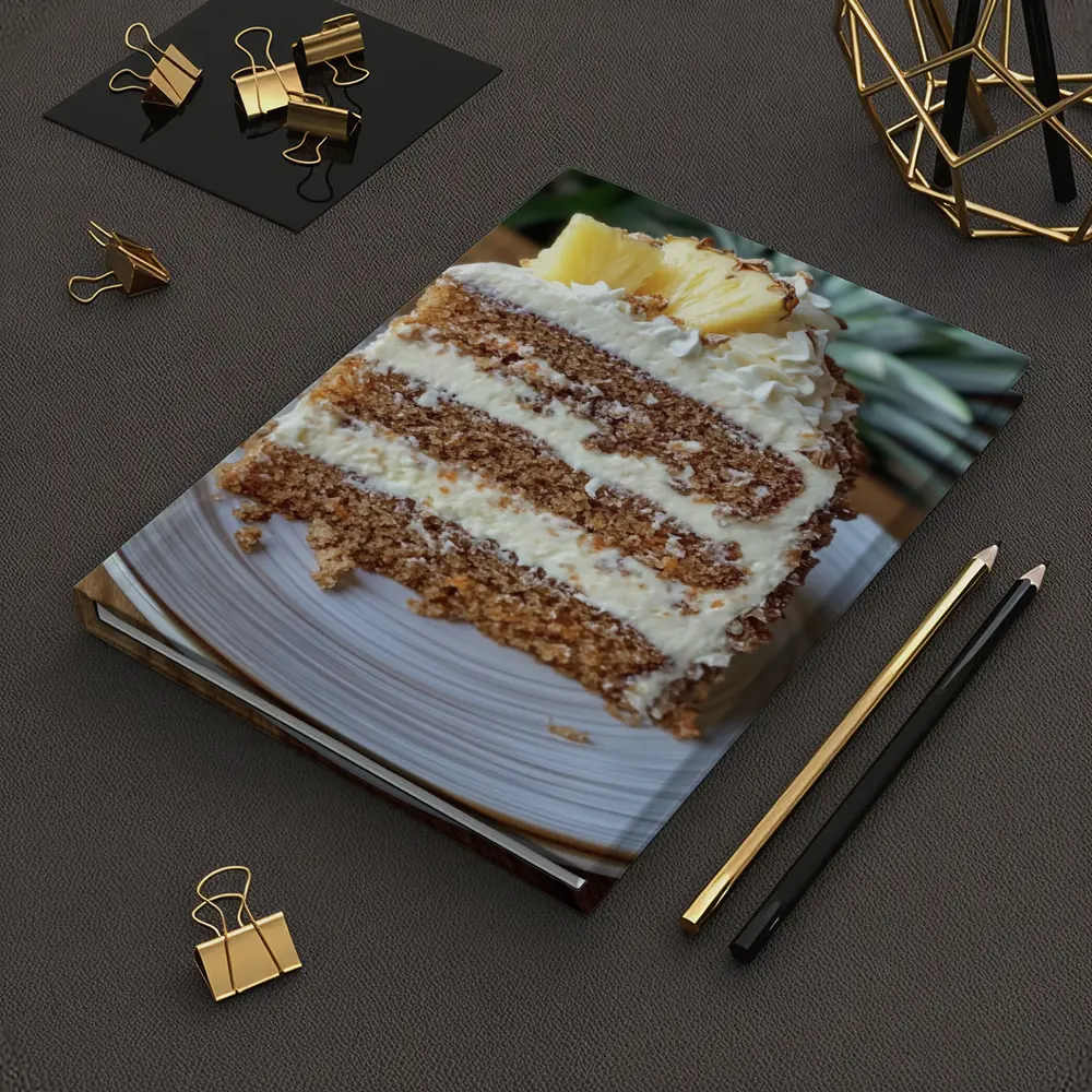 Pineapple Coconut Layer Cake Slice Dessert – Notebooks