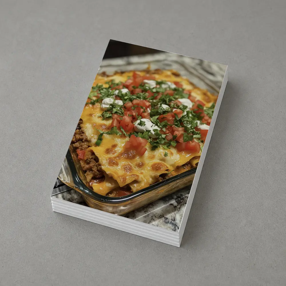 Beef Enchilada Casserole With Fresh Toppings – Postcards