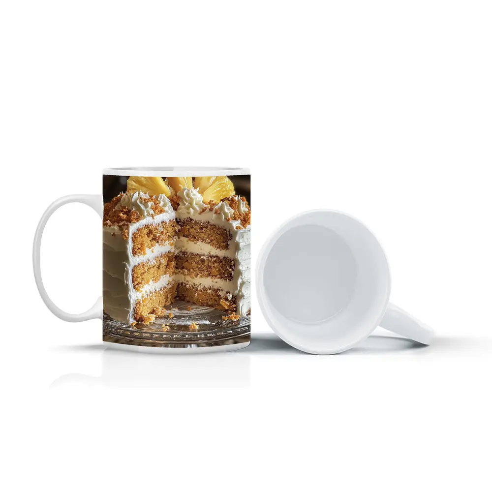 Pineapple Layer Cake White Frosting Kitchen – Mugs
