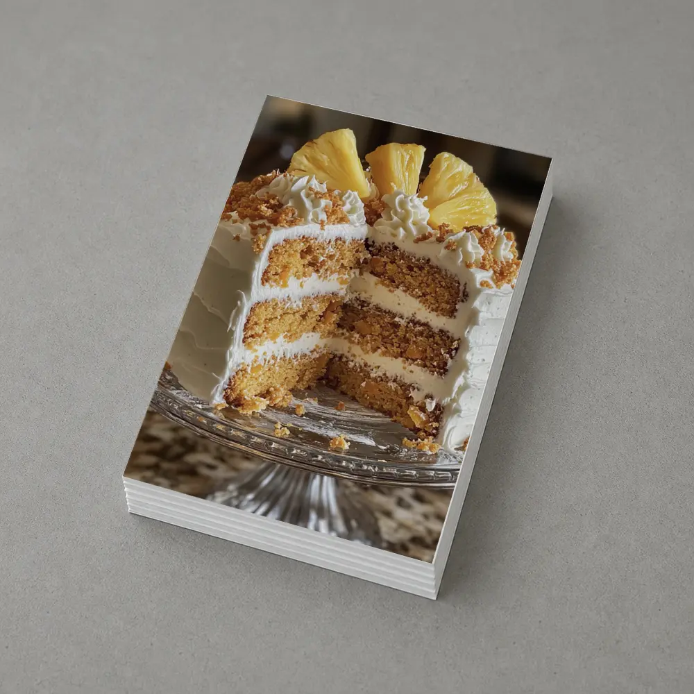 Pineapple Layer Cake White Frosting Kitchen – Postcards