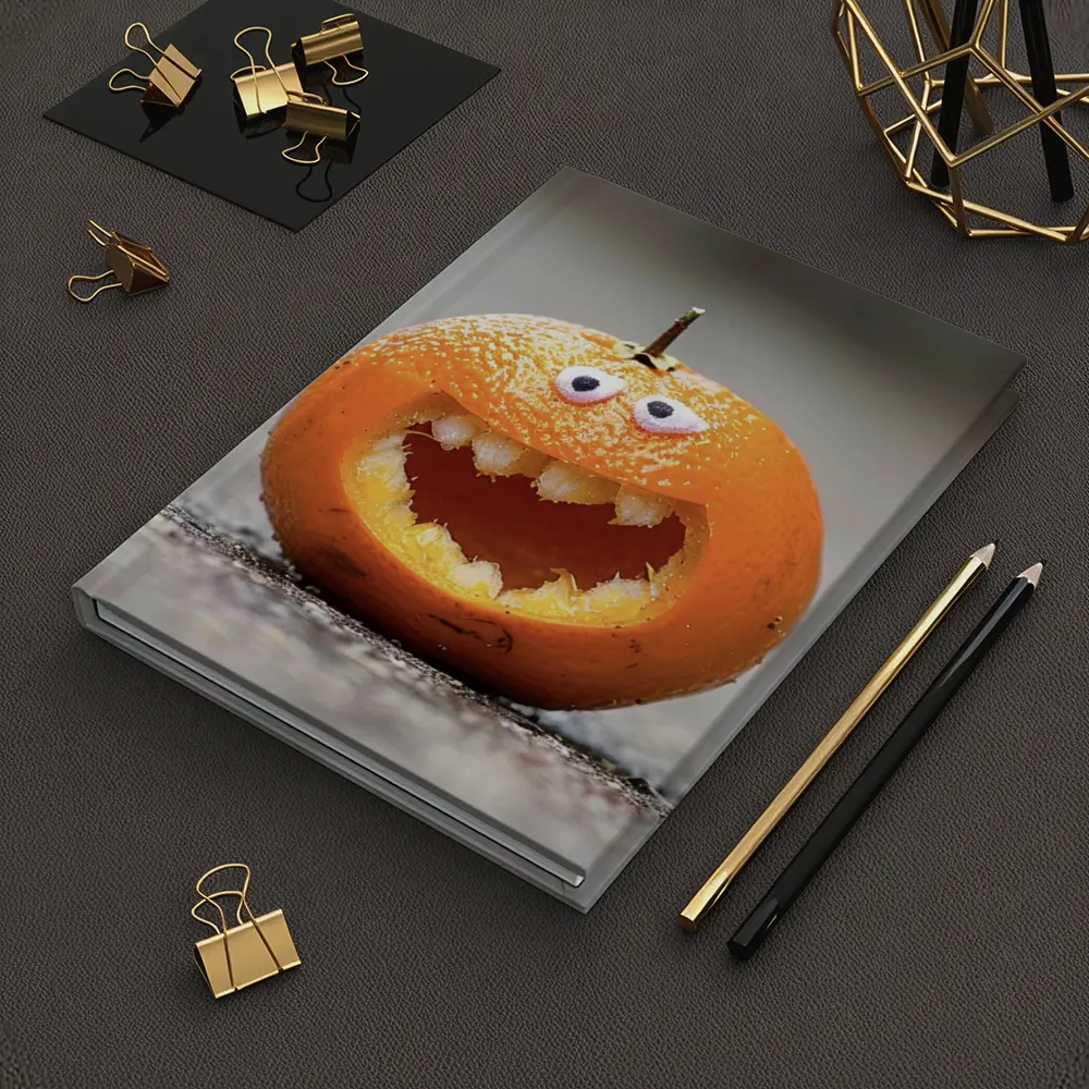 Carved Orange Jack O Lantern Street – Notebooks