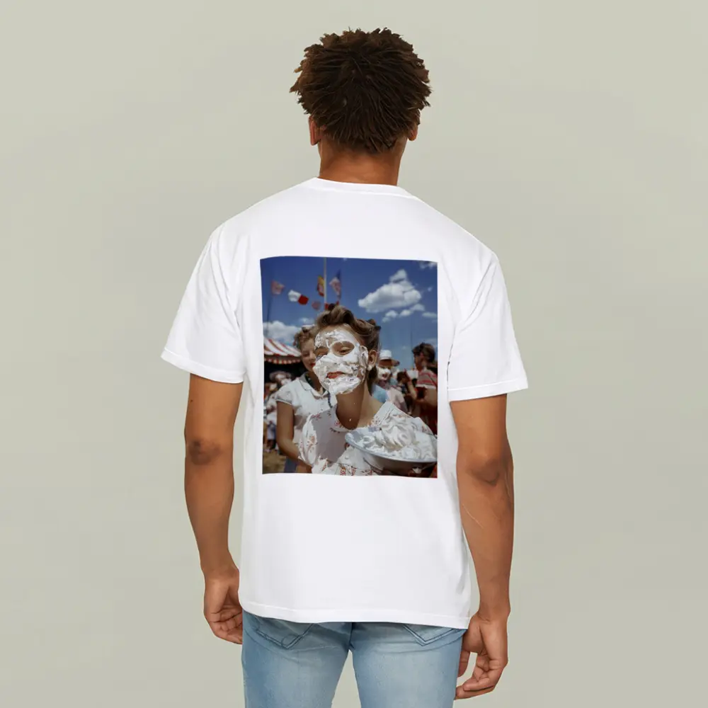 Girl Covered Cream Pie Carnival Fair – T-Shirts