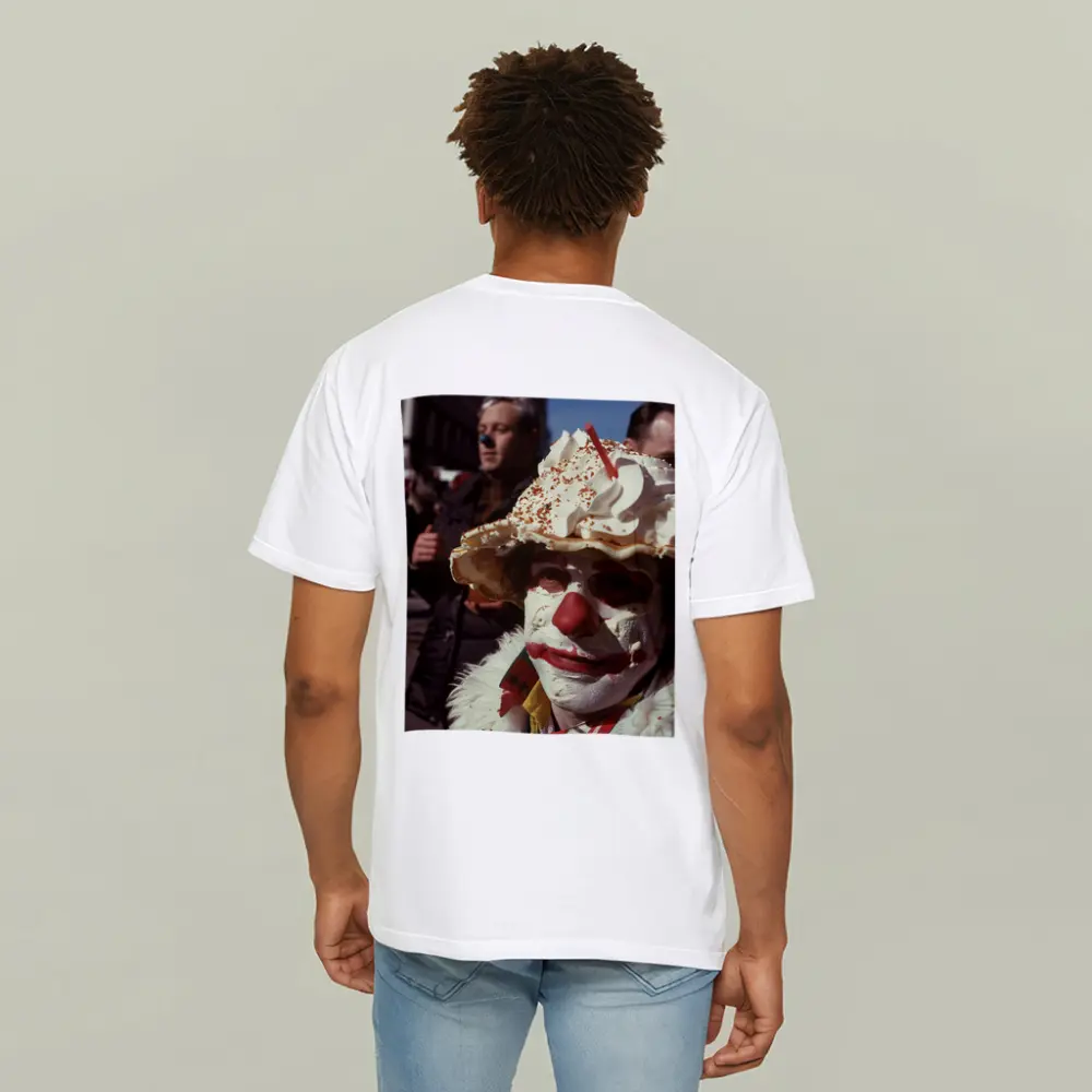 Clown With Pie Hat City Street – T-Shirts