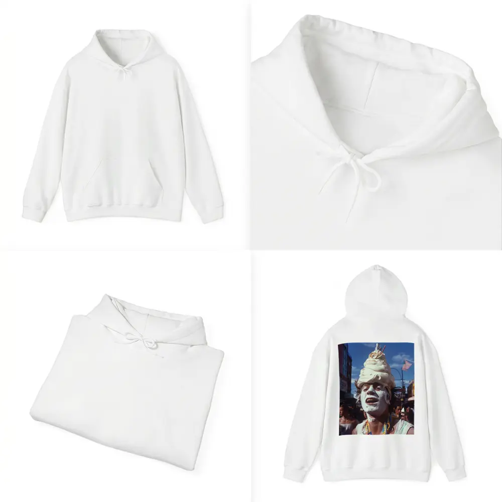 Ice Cream Head Man Street Parade Crowd – Hoodies