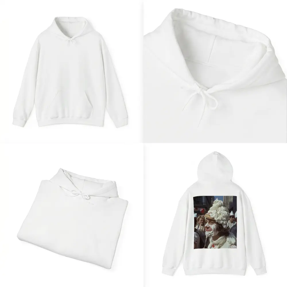 Woman Covered in Whipped Cream City Street – Hoodies