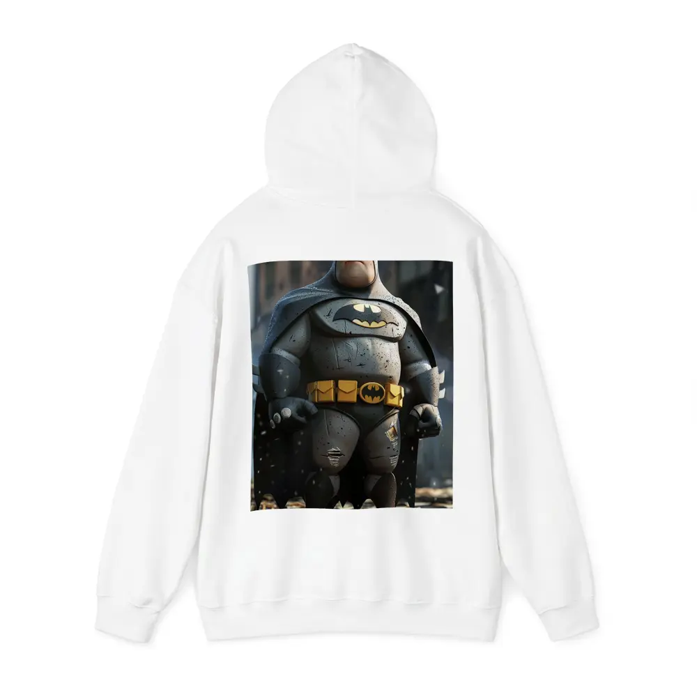 Chubby Batman Cartoon Character Urban Street – Hoodies