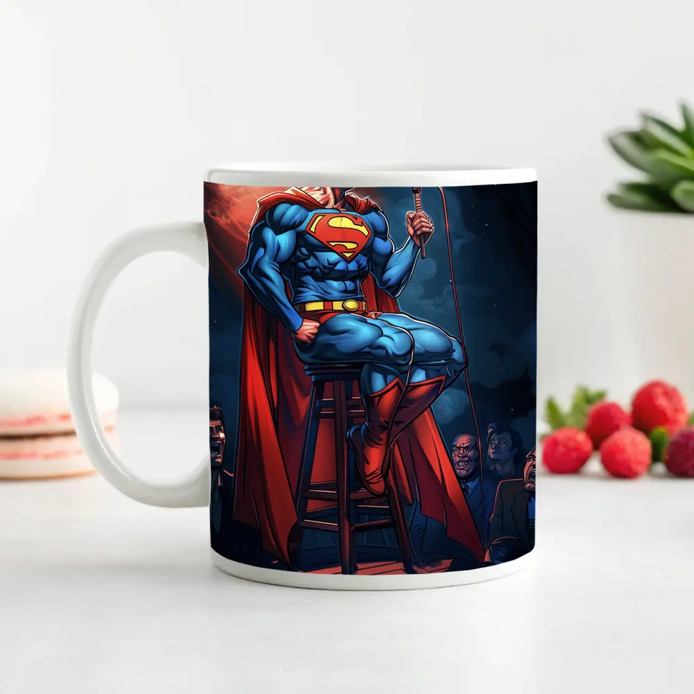 Superman Stand Up Comedy Show Comic Art – Mugs